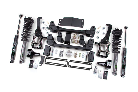 09-13 Ford F-150 4WD 4 Inch Suspension Lift Kit, 4 Inch Rear Lift, Block - Nitro Loaded Struts, Nitro Shocks Zone Offroad