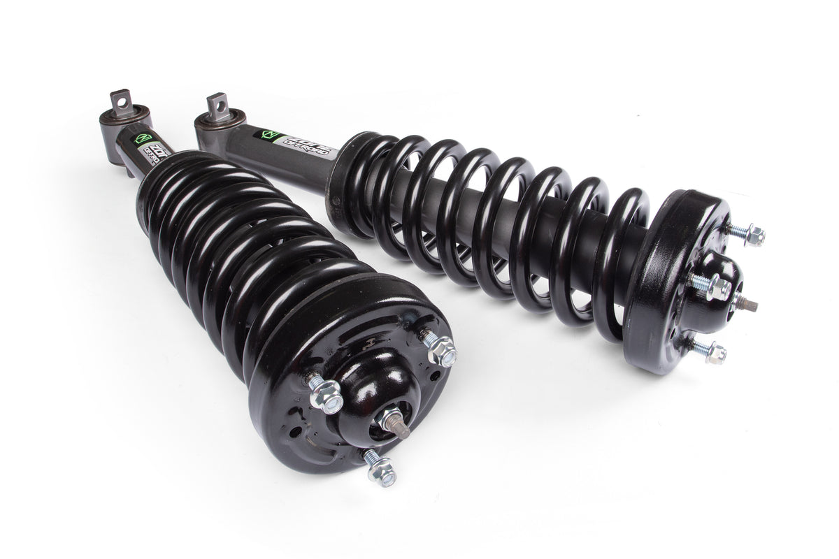 14-26 Ford F-150 4WD 2 Inch Leveling Kit, 0 Inch Rear Lift - Nitro Loaded Struts Zone Offroad-2
