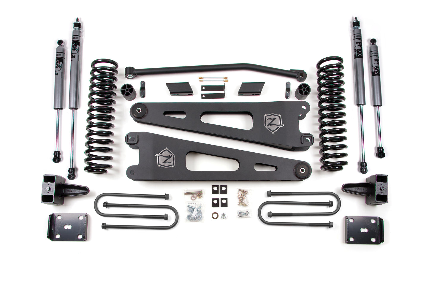 11 Ford F-250/F-350 Super Duty 4 Inch Radius Arm Lift Kit Diesel With Overload Zone Offroad-3