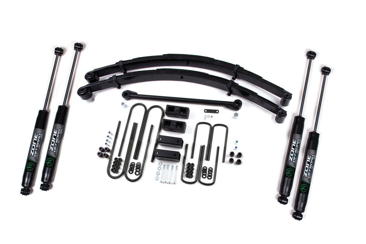 99-04 Ford F-250/350 Super Duty 4 Inch Lift Kit With Nitro Shocks Zone Offroad-1