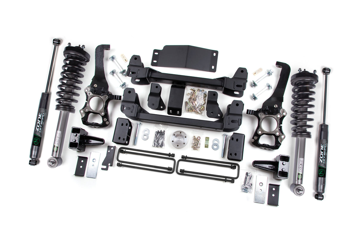2014 Ford F-150 4 Inch Lift Kit Zone Offroad-4