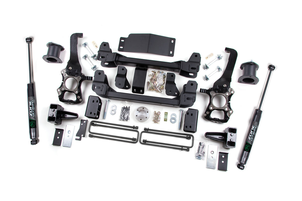 2014 Ford F-150 4 Inch Lift Kit Zone Offroad-3