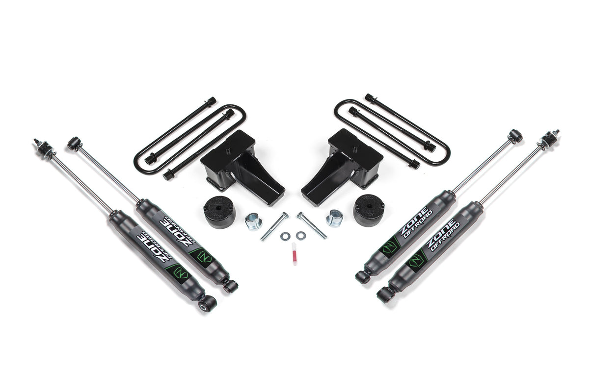 11-16 Ford F-250/F-350 Super Duty 2 Inch Lift Kit Zone Offroad-3