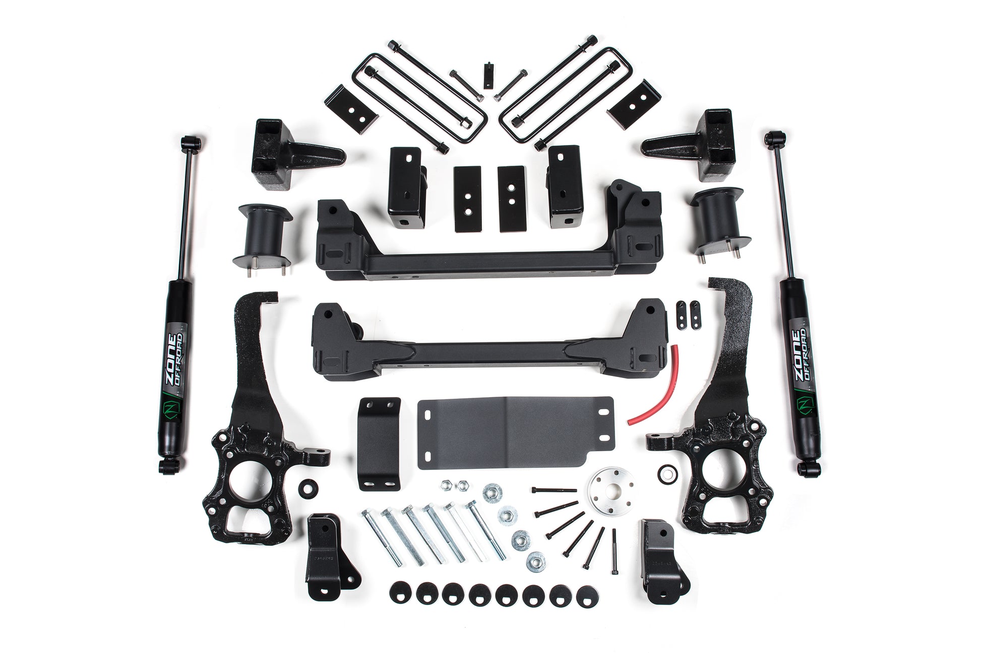 15-20 F-150 6 Inch Lift Kit 4-3/8 Inch Rear Block Zone Offroad