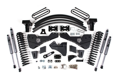 11-16 F-250/350 8 Inch Lift Kit Without Overload Diesel With Fox Adventure Shocks Zone Offroad