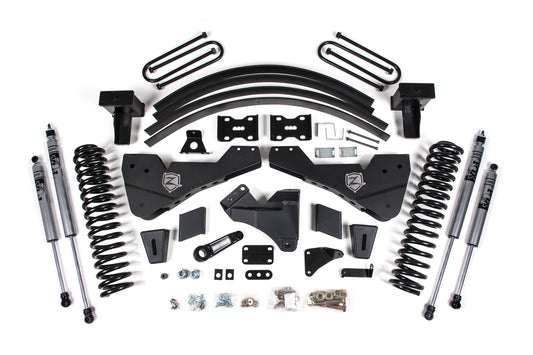 11-16 F-250/350 8 Inch Lift Kit Without Overload Diesel With Fox Adventure Shocks Zone Offroad