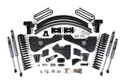 11-16 Ford F-250/F-350 Super Duty 8 Inch Lift Kit Without Overload Gas With Fox Adventure Shocks Zone Offroad-1