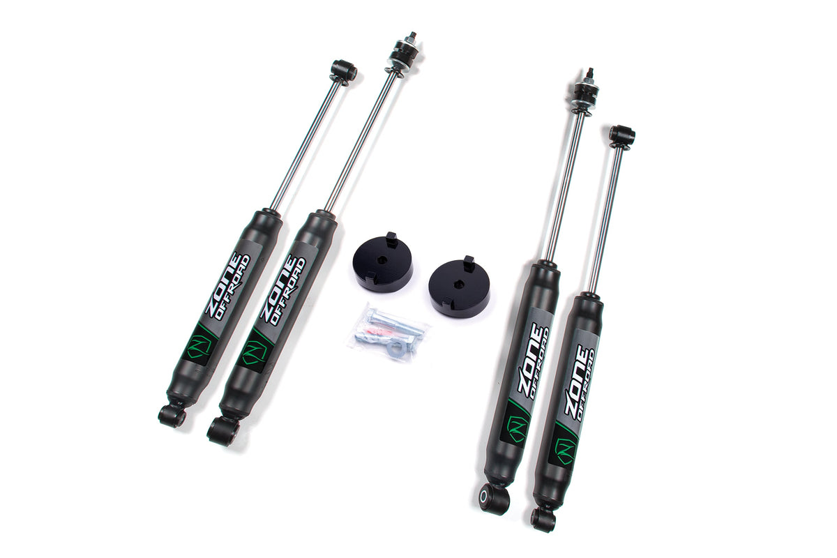 05-16 Ford F-250/350 1 Inch Front Coil Spacer No Shocks Zone Offroad-1