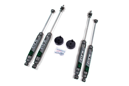 17-24 Ford F-250/350 Super Duty 1 Inch Front Coil Spacer Leveling Kit Zone Offroad-6