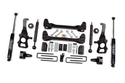 09-13 Ford F-150 2WD 6 Inch Kit 4 Inch Rear Block With Nitro Shocks Zone Offroad-2