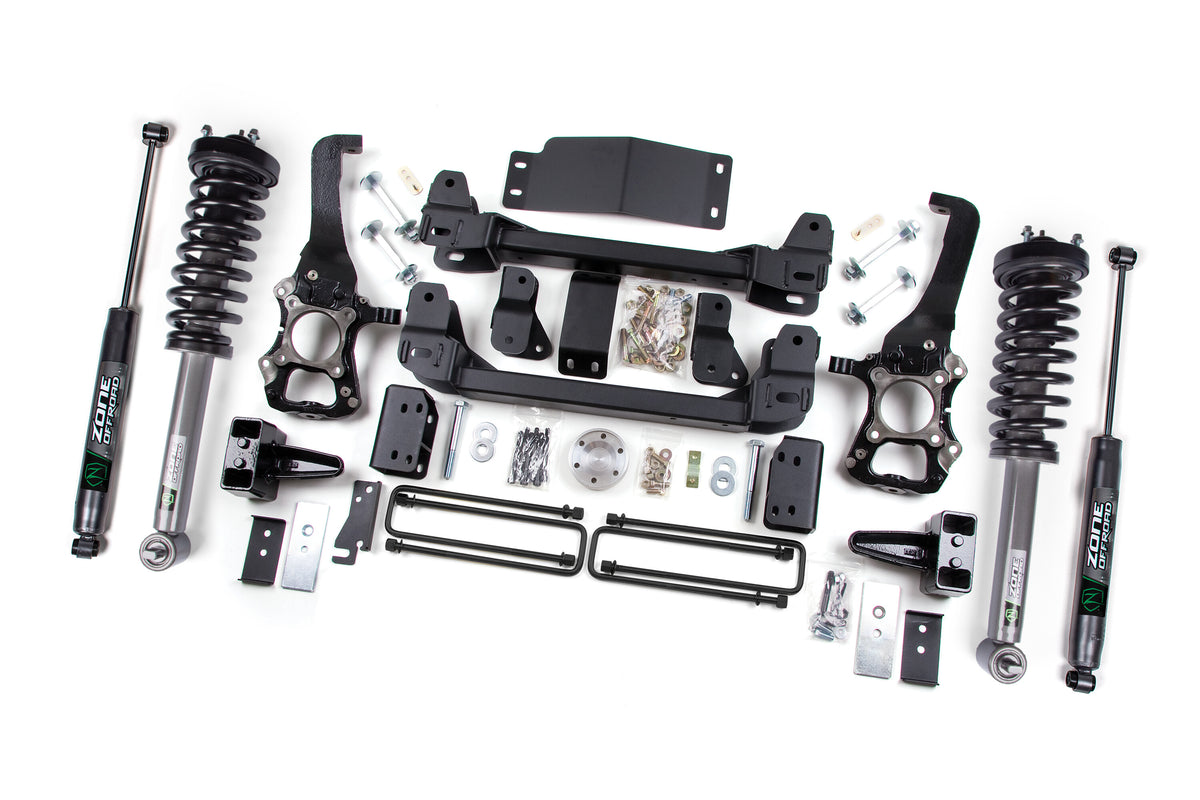 2014 Ford F-150 6 Inch Lift Kit 4 Inch Rear Block Zone Offroad-4