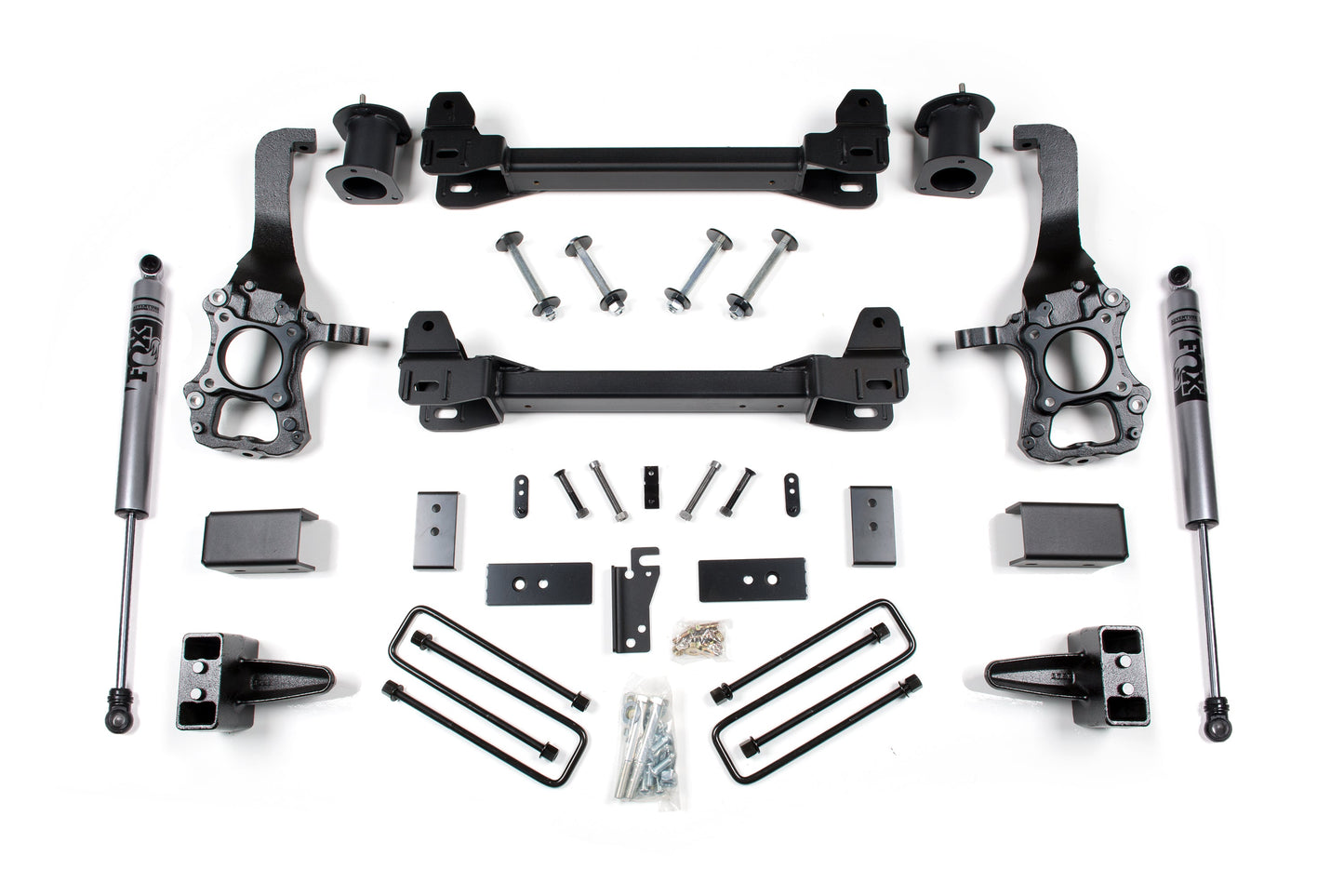 2014 F-150 2WD 6 Inch Lift Kit 4 Inch Rear Block Zone Offroad-2