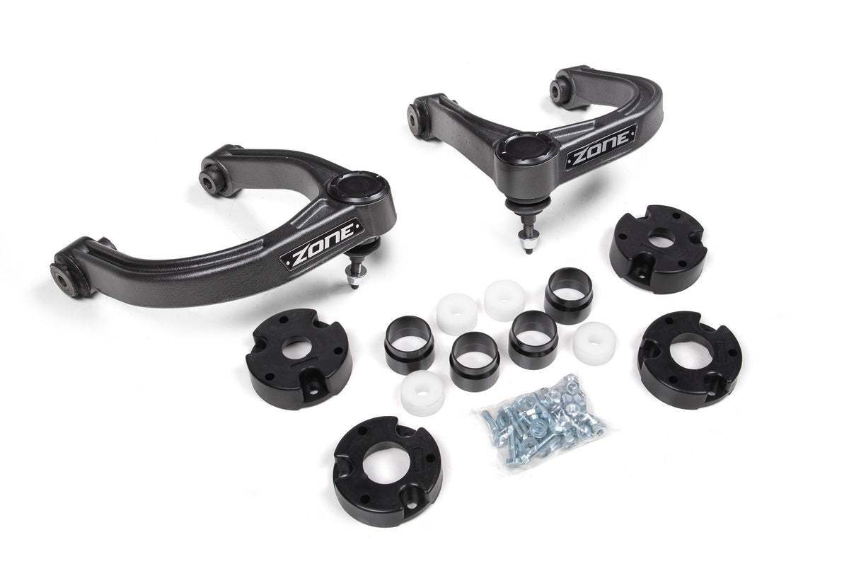 21-23 Ford Bronco 4 Door 4 Inch Adventure Series Lift Kit Base Shock Package Models Only No Shocks Zone Offroad-1