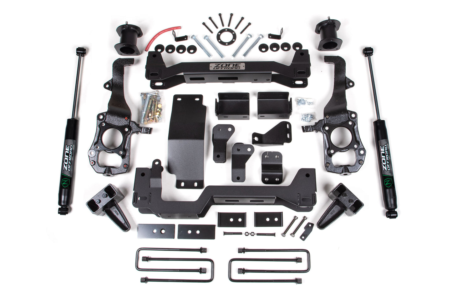 21-24 Ford F-150 6 Inch Front 4 Inch Rear Lift Kit Zone Offroad-1