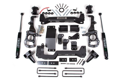 21-24 Ford F-150 6 Inch Front 4 Inch Rear Lift Kit Zone Offroad-1