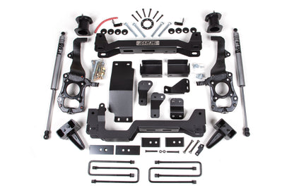 21-24 Ford F-150 6 Inch Front 4 Inch Rear Lift Kit Zone Offroad-7