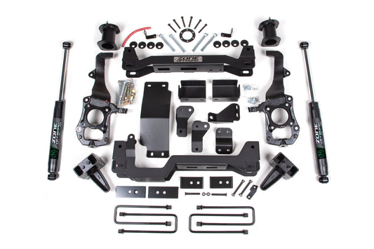 21-26 Ford F-150 4WD 4 Inch Suspension Lift Kit, 2 Inch Rear Lift, Block - Nitro Loaded Struts, Nitro Shocks Zone Offroad