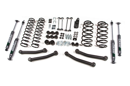 97-02 Jeep Wrangler TJ 4 Inch Coil Spring Lift Kit With Nitro Shocks Zone Offroad