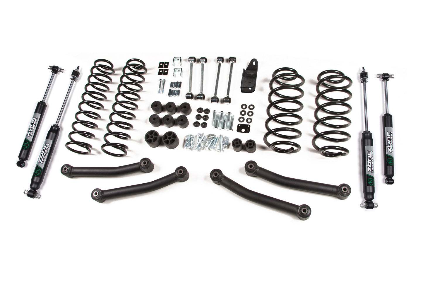 03-06 Jeep Wrangler TJ 4 Inch Coil Spring Lift Kit Zone Offroad-2
