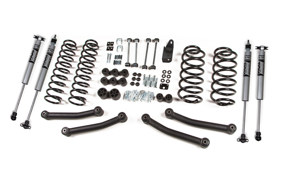 03-06 Jeep Wrangler TJ 4 Inch Coil Spring Lift Kit Zone Offroad-6