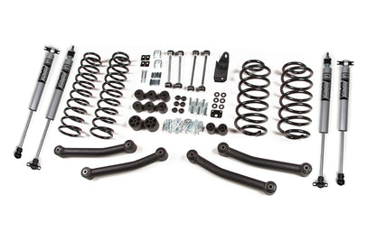 03-06 Jeep Wrangler TJ 4 Inch Coil Spring Lift Kit Zone Offroad-6