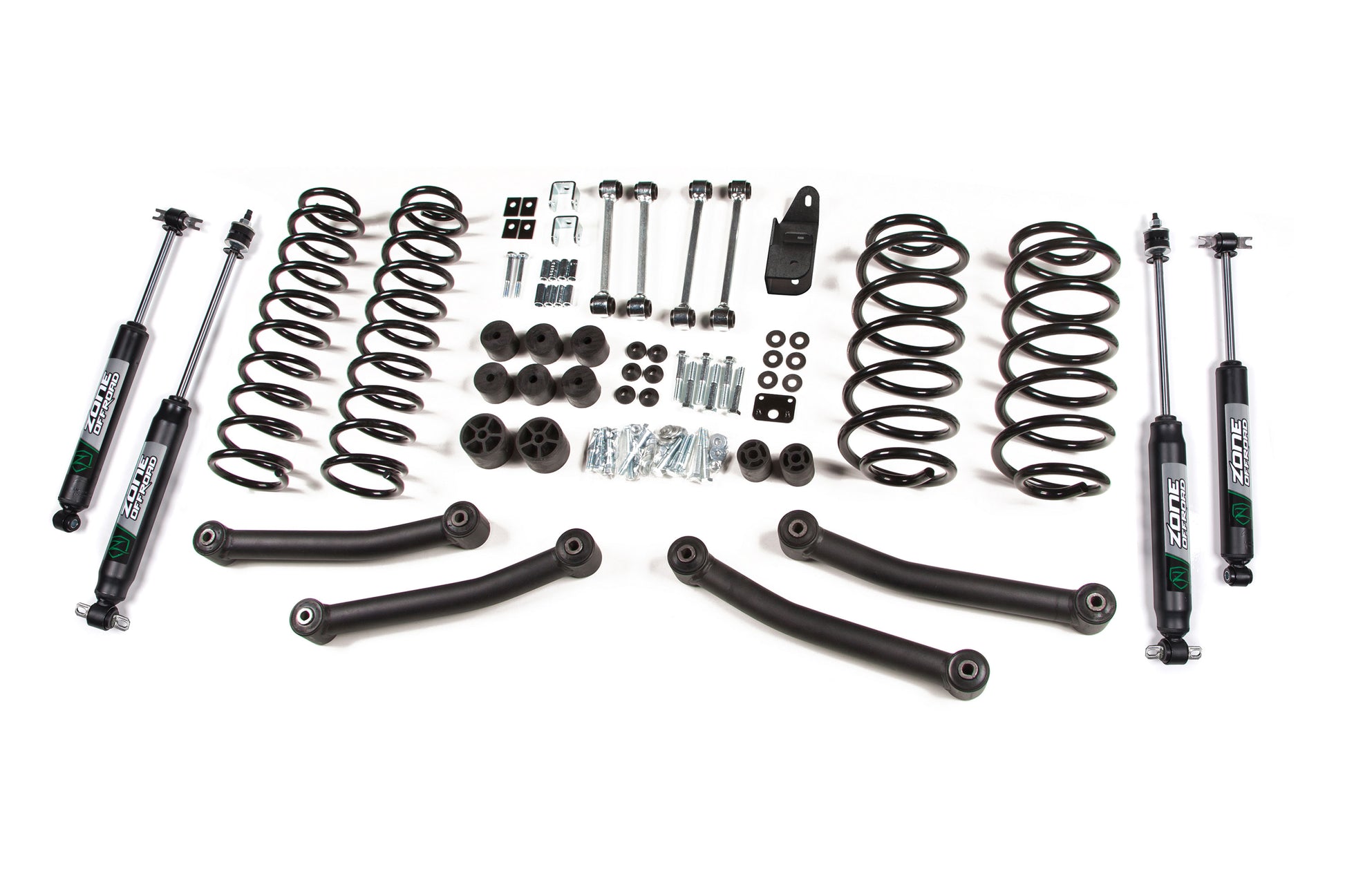 03-06 Jeep Wrangler TJ 4 Inch Coil Spring Lift Kit Zone Offroad-1