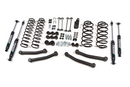 03-06 Jeep Wrangler TJ 4 Inch Coil Spring Lift Kit Zone Offroad-1