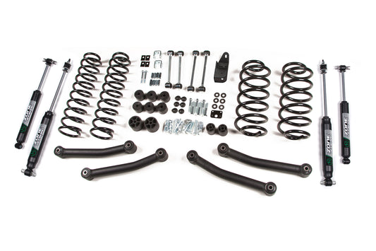 03-06 Jeep Wrangler TJ 4 Inch Coil Spring Lift Kit Zone Offroad-1