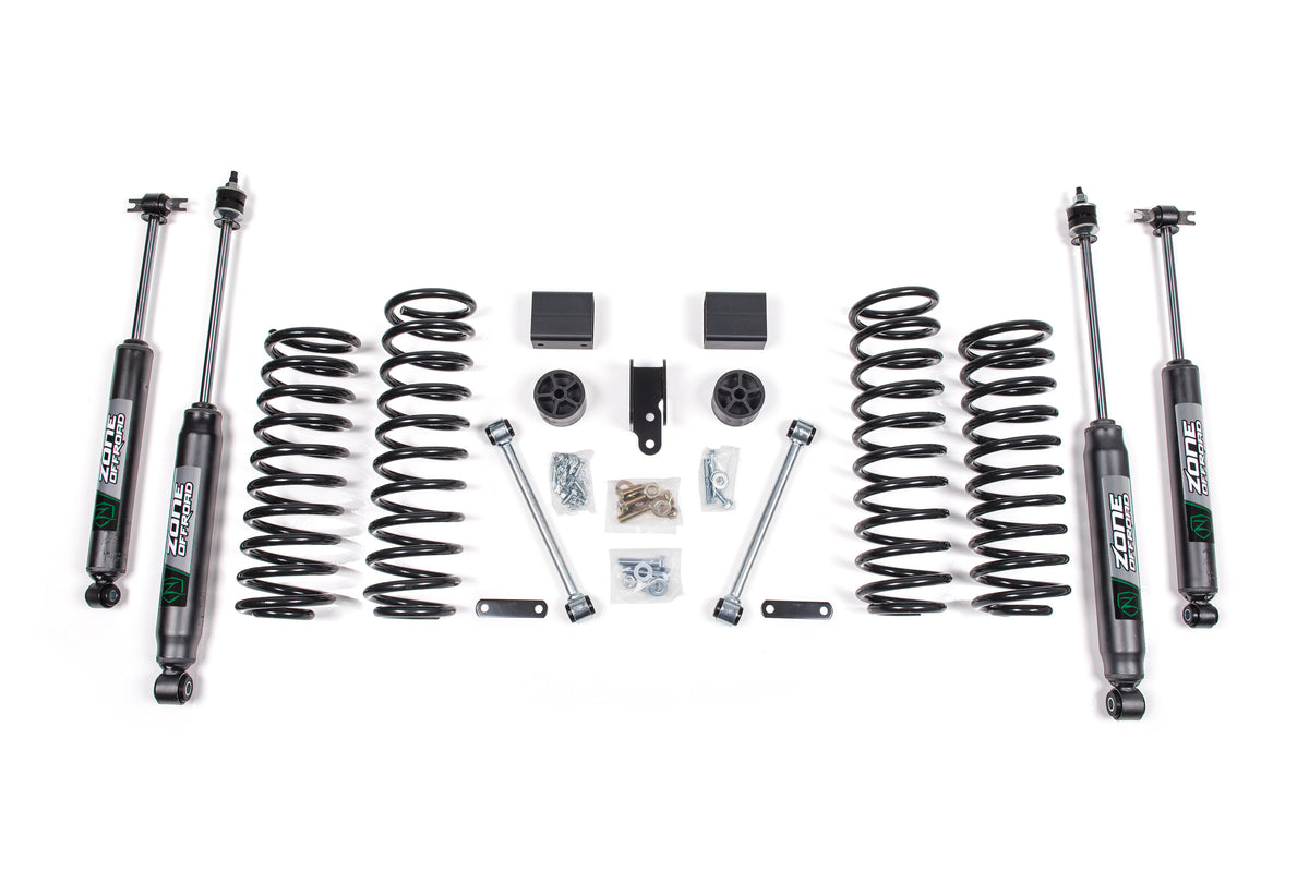 07-11 Jeep Wrangler JK 2WD 3 Inch Lift Kit Zone Offroad