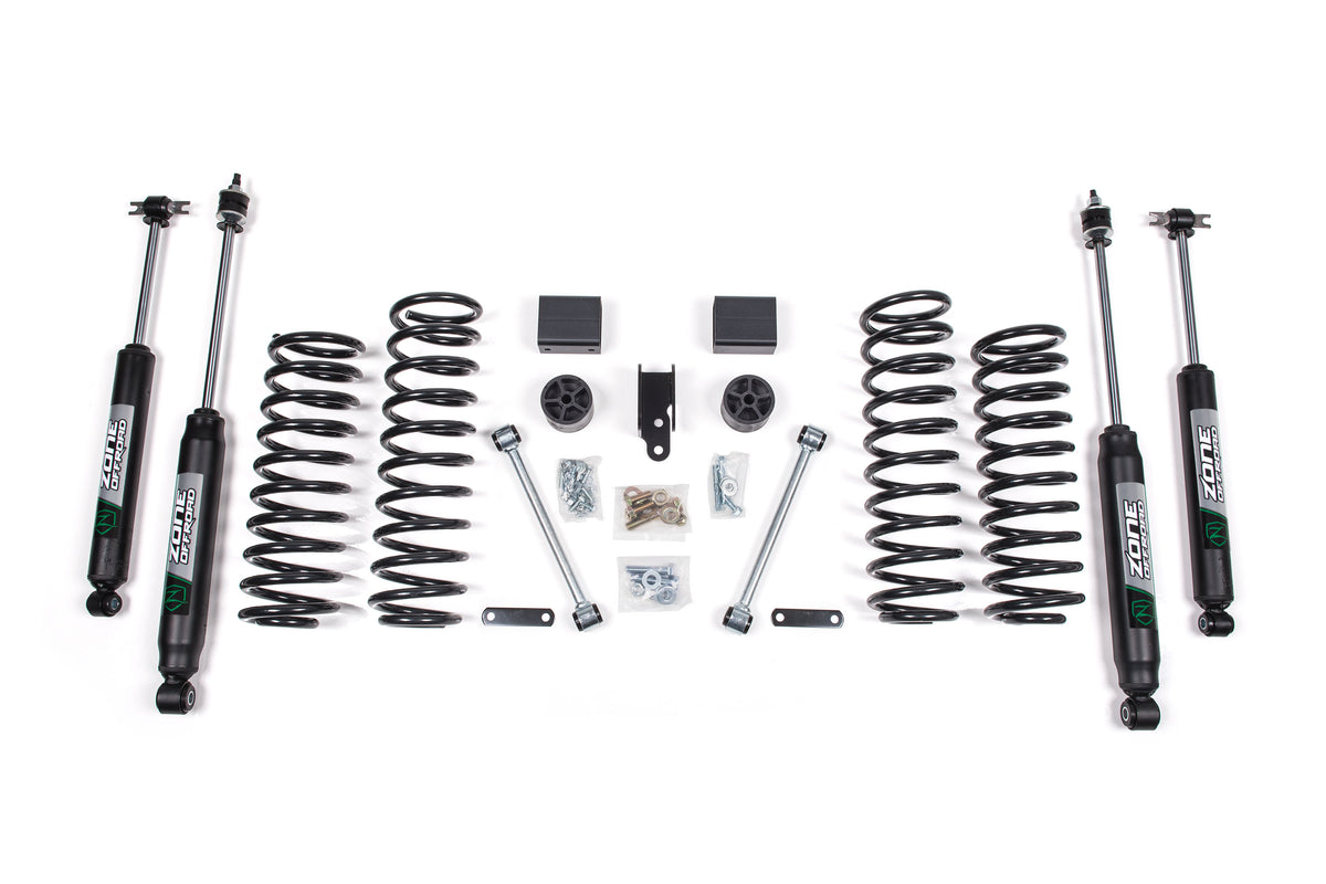 07-11 Jeep Wrangler JK 2WD 3 Inch Lift Kit Zone Offroad