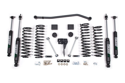 07-15 Jeep Wrangler JK 4 Door 4 Inch Coil Spring Lift Kit With Nitro Shocks Zone Offroad