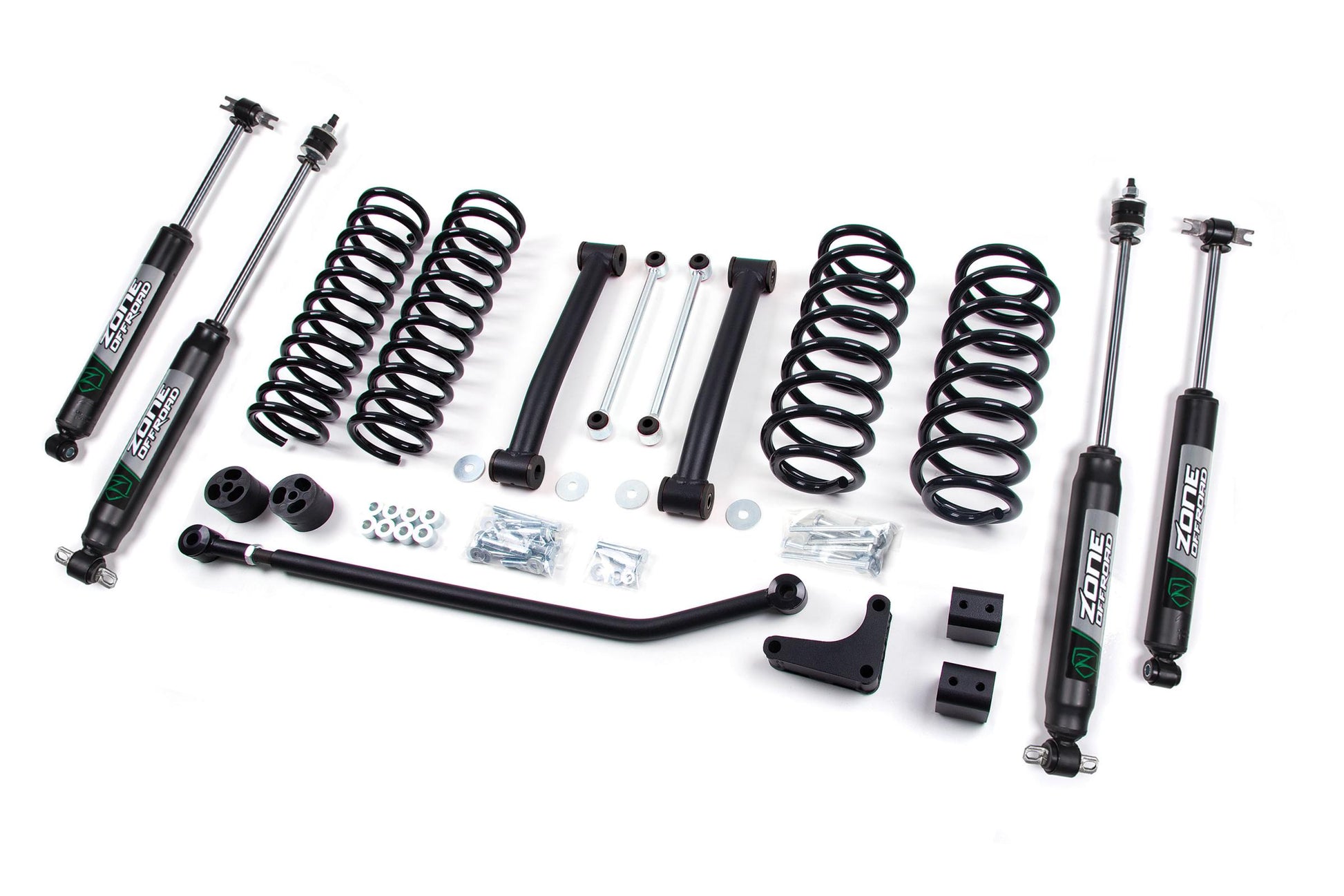 99-04 Jeep Grand Cherokee WJ 4 Inch Coil Spring Lift Kit With Nitro Shocks Zone Offroad