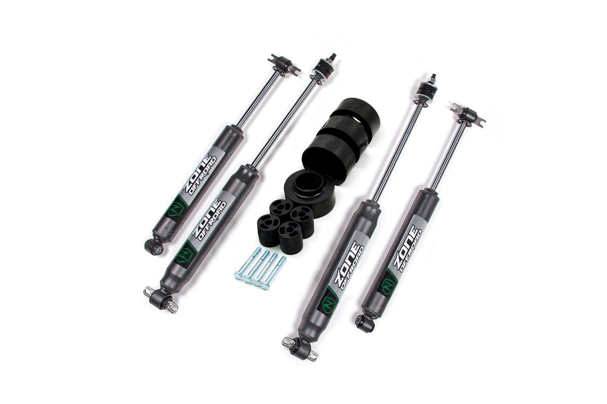 97-06 Jeep Wrangler TJ 1.75 Inch Lift Kit Zone Offroad-7