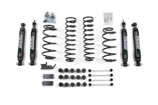97-06 Jeep Wrangler TJ 4.25 Inch Combo Lift Kit With Nitro Shocks Zone Offroad