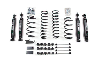 97-06 Jeep Wrangler TJ 4.25 Inch Combo Lift Kit With Discos Nitro Shocks Zone Offroad-2
