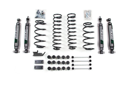 97-06 Jeep Wrangler TJ 4.25 Inch Combo Lift Kit With Discos Nitro Shocks Zone Offroad-3