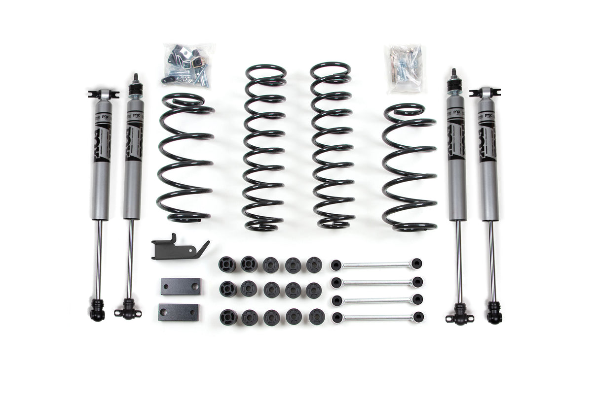 97-06 Jeep Wrangler TJ 4.25 Inch Combo Lift Kit With Discos Nitro Shocks Zone Offroad-6
