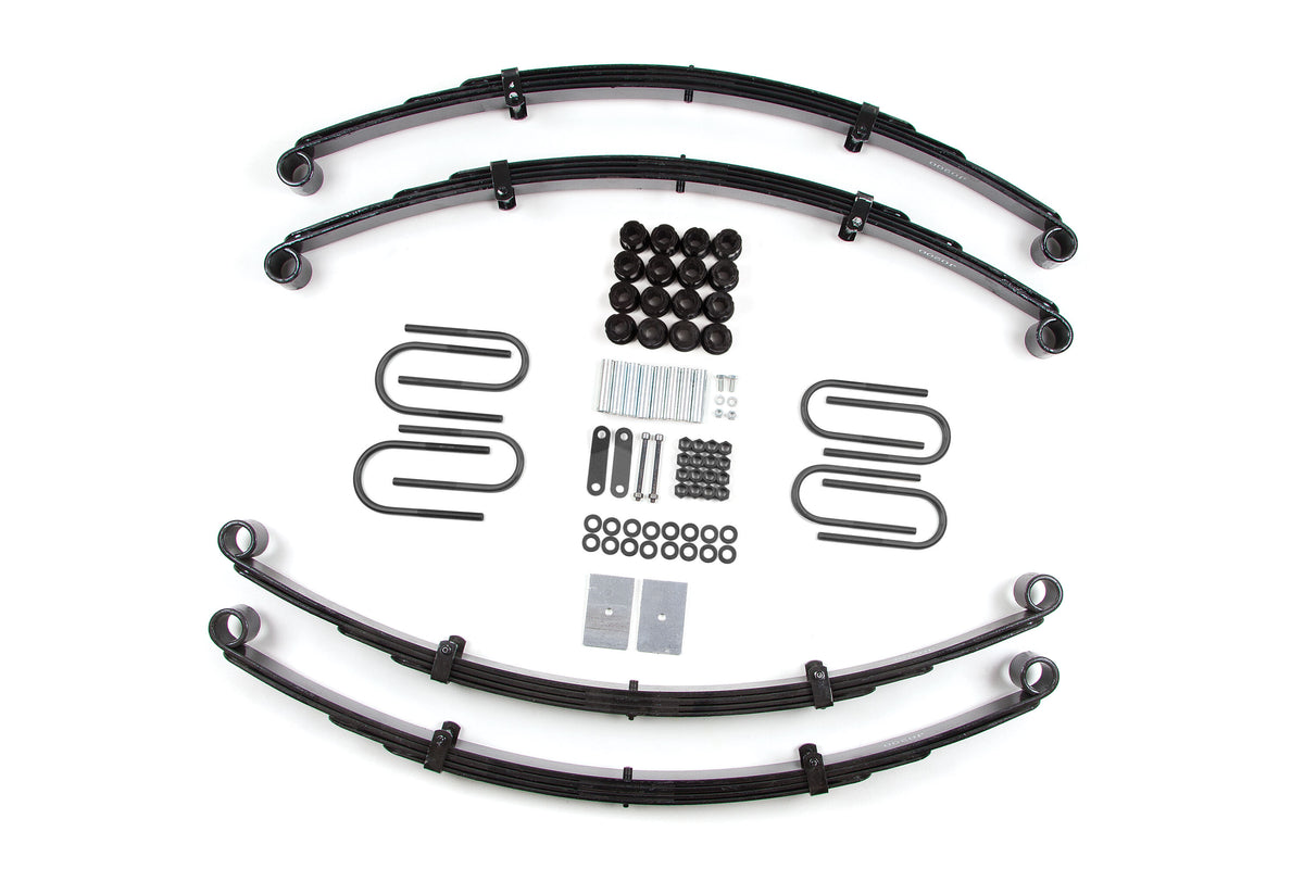 87-95 Jeep Wrangler YJ 2 Inch Leaf Spring Lift Kit Zone Offroad-4
