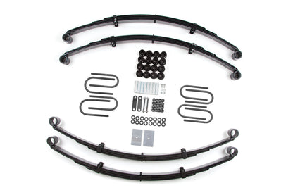 87-95 Jeep Wrangler YJ 2 Inch Leaf Spring Lift Kit Zone Offroad-4