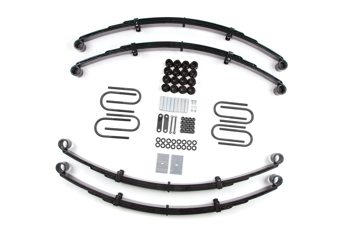 87-95 Jeep Wrangler YJ 2 Inch Leaf Spring Lift Kit Zone Offroad