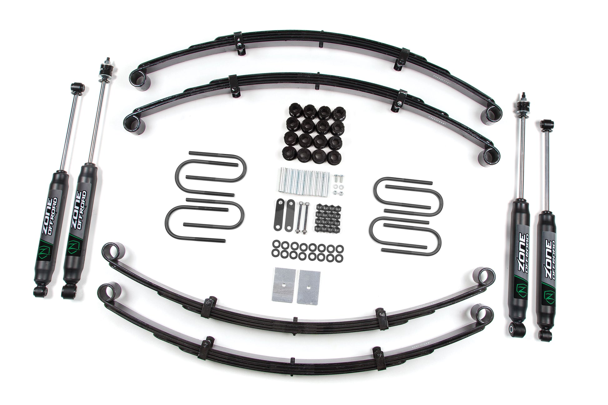 87-95 Jeep Wrangler YJ 2 Inch Leaf Spring Lift Kit Zone Offroad-1