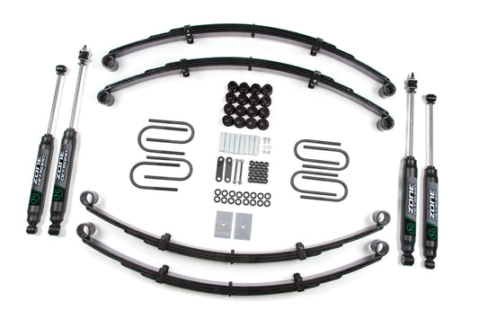 87-95 Jeep Wrangler YJ 2 Inch Leaf Spring Lift Kit Zone Offroad-1