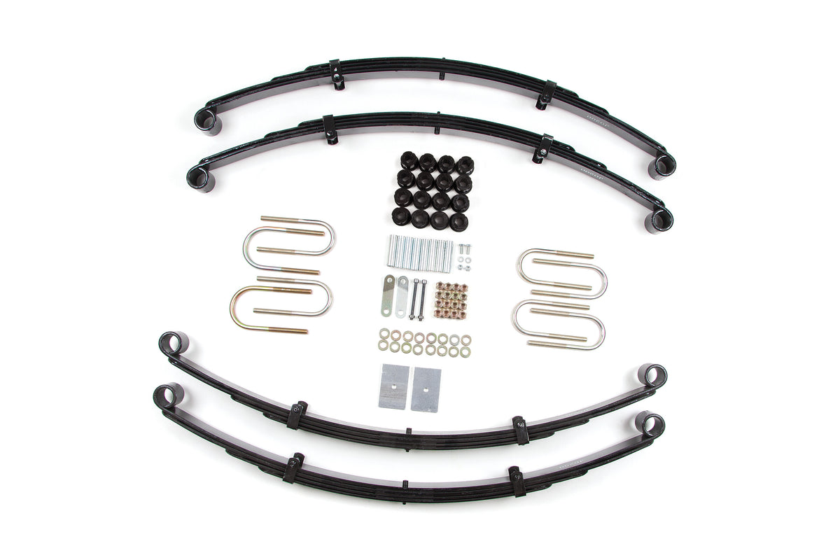 87-95 Jeep Wrangler YJ 2 Inch Leaf Spring Lift Kit Zone Offroad-7