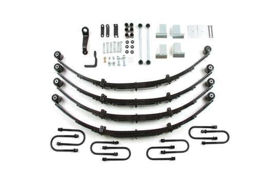 87-95 Jeep Wrangler YJ 4 Inch Leaf Spring Lift Kit With PS No Shocks Zone Offroad