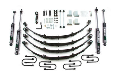 87-95 Jeep Wrangler YJ 4 Inch Leaf Spring Lift Kit With PS No Shocks Zone Offroad-3