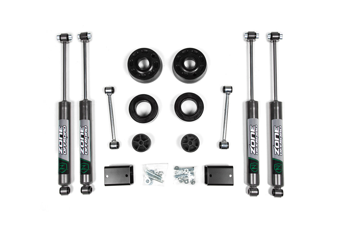 18-24 Jeep Wrangler JL 2 Inch Coil Spring Spacer Lift Kit Zone Offroad-7
