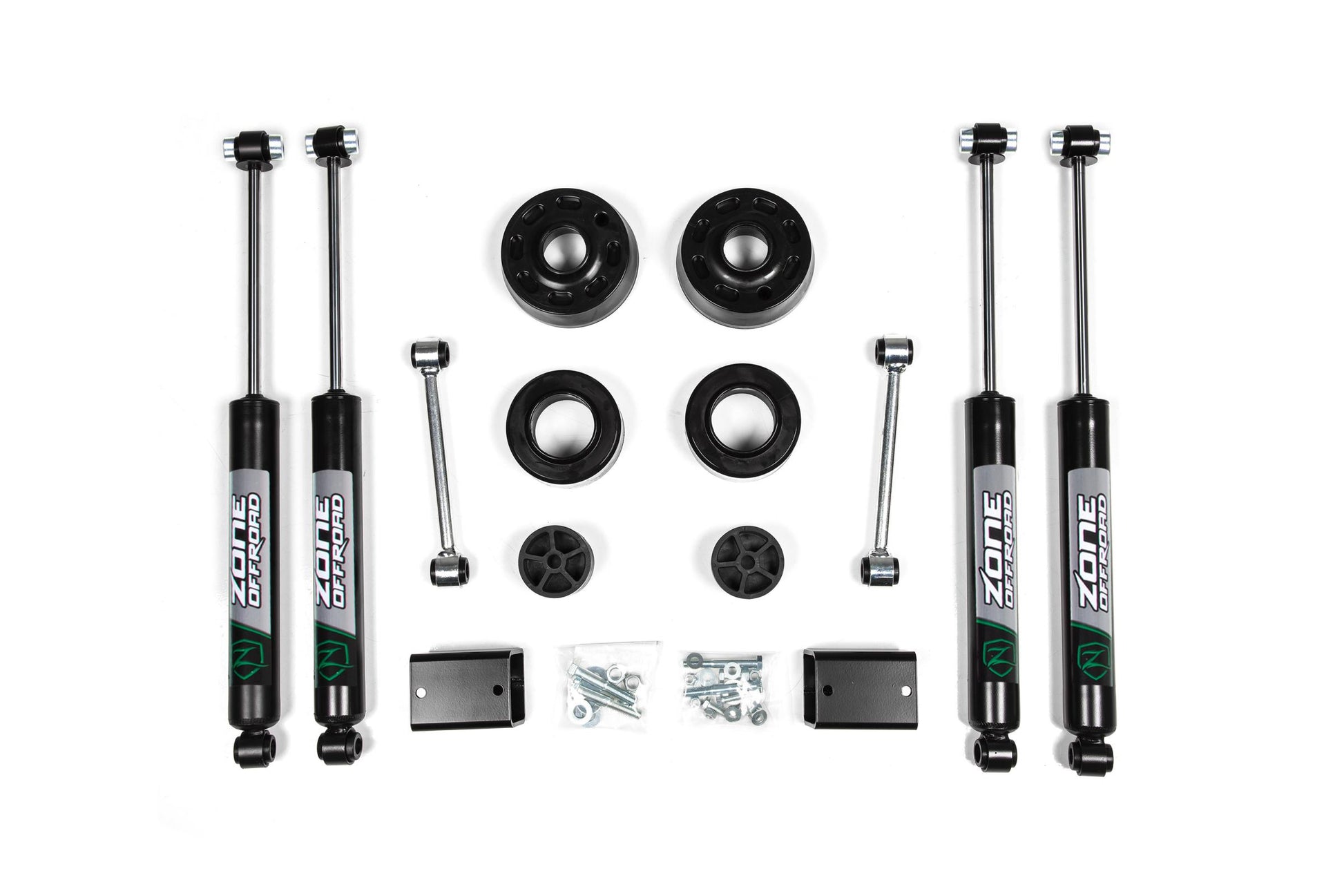 Zone Offroad 18-24 Jeep Wrangler JL 2 Inch Coil Spring Spacer Lift Kit Zone Offroad
