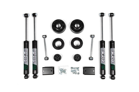 18-24 Jeep Wrangler JL 2 Inch Coil Spring Spacer Lift Kit Zone Offroad