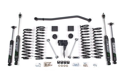 12-18 Jeep Wrangler JK 4 Door 4 Inch Coil Spring Lift Kit With Nitro Shocks Zone Offroad-1