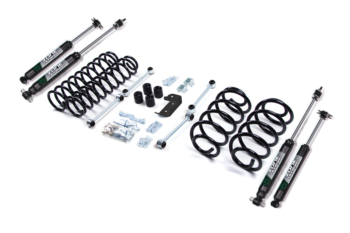 07-11 Jeep Wrangler JK 2 /4 Door 2 Inch Lift Kit Zone Offroad